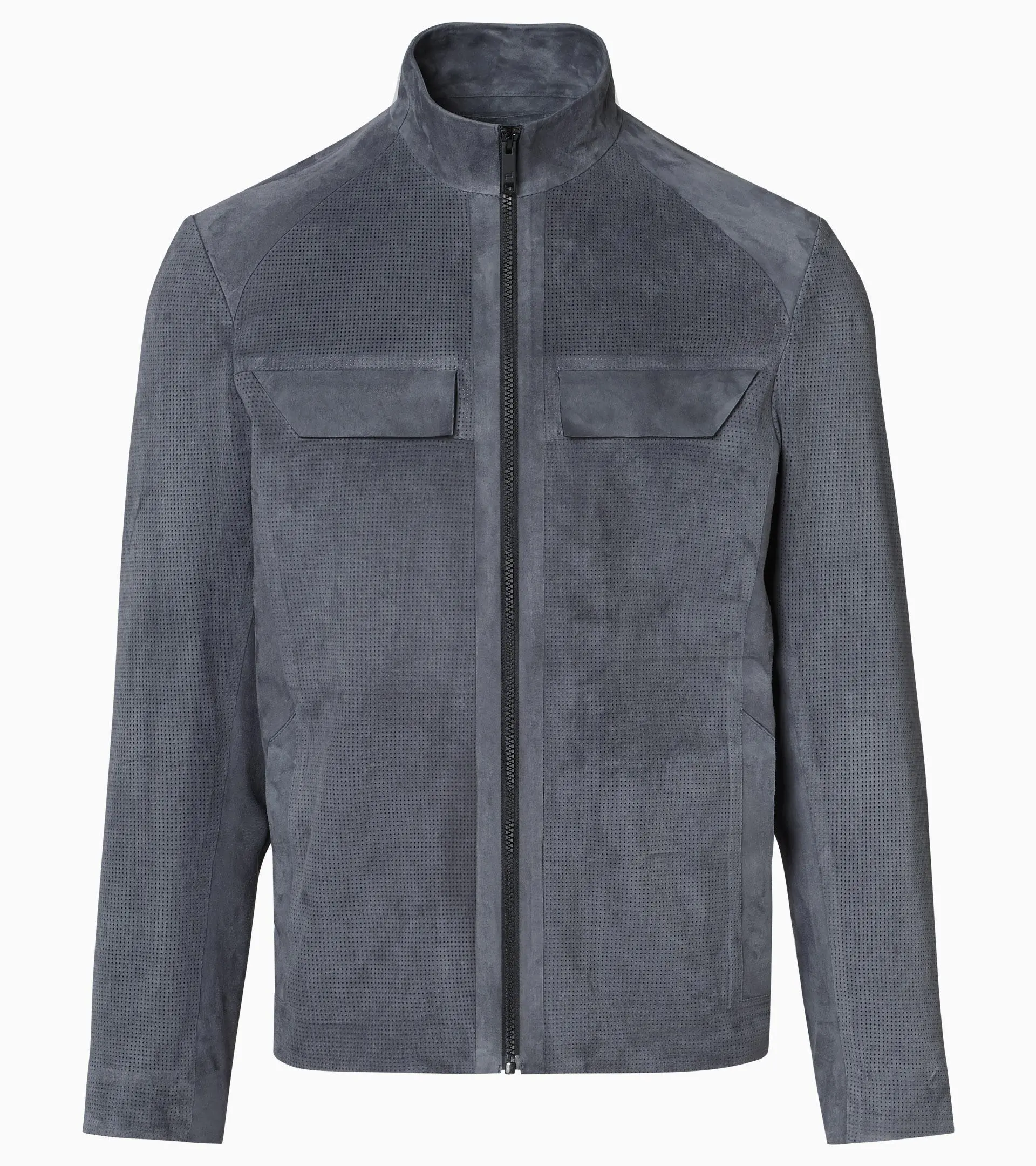 Perforated Goat Suede Leather Jacket | PORSCHE SHOP